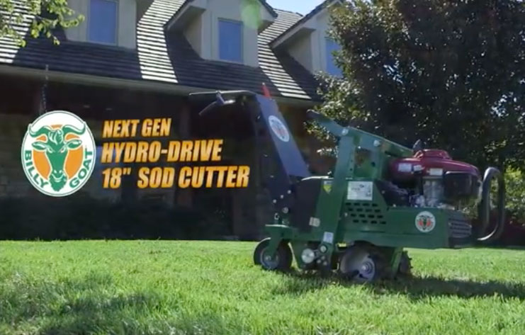 Next Gen 18" Hydro-Drive Sod Cutter | Videos | Support | Billy Goat